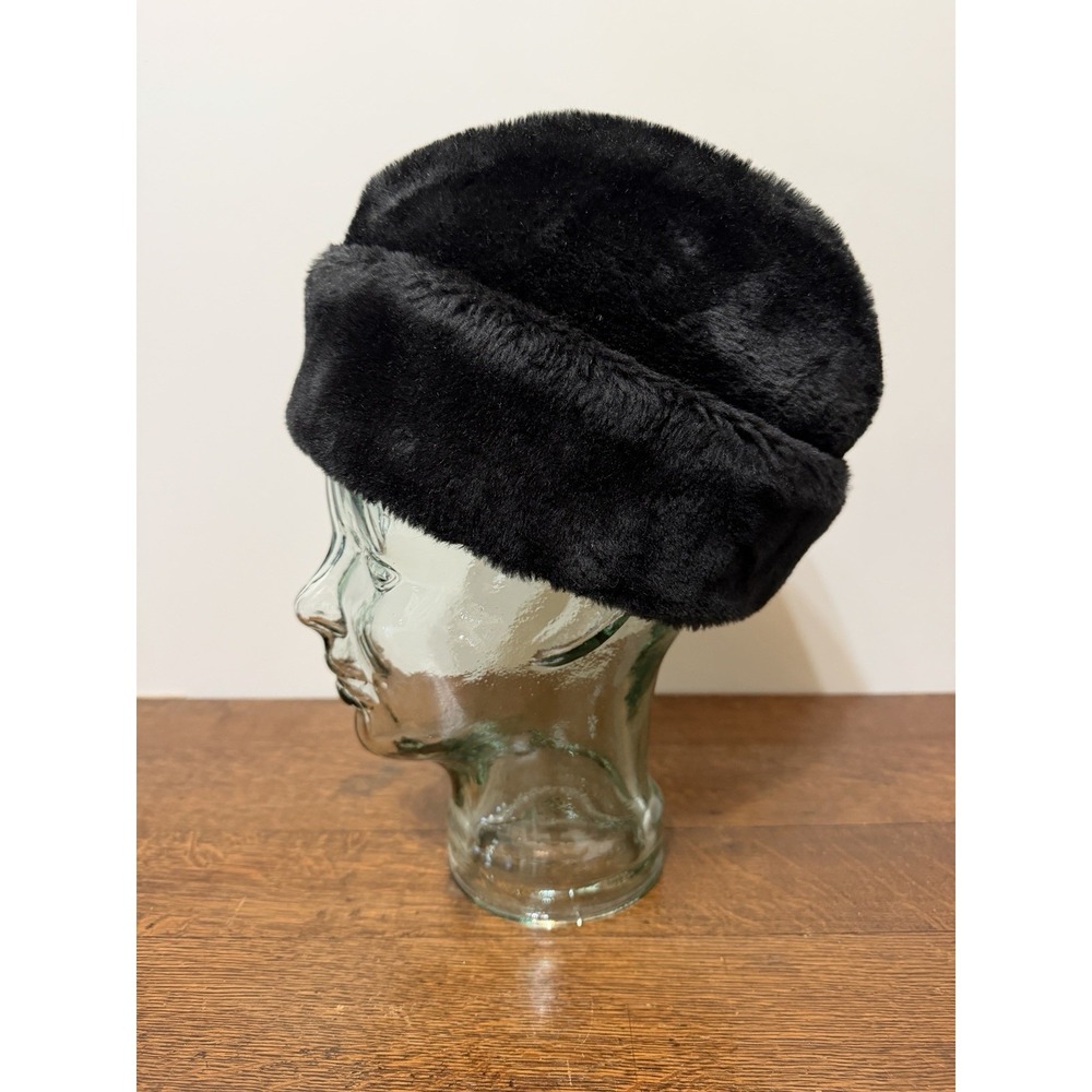 Amalgamated Clothing & Textile Union Made In USA Faux Fur Hat Women's Large